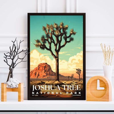 Joshua Tree National Park Poster, Travel Art, Office Poster, Home Decor | S7 - image5